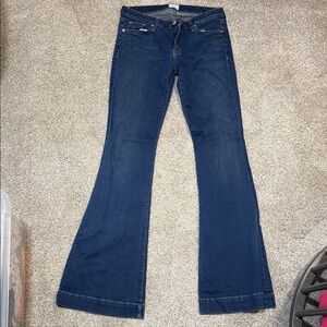 Hudson Jeans Dark Blue Flare Pants